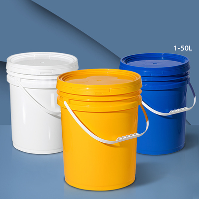 Cubo de plástico reciclado de 15L para contenedores de transporte de petróleo con mango y material de sellado