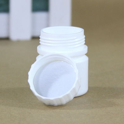 Botella mini vacía compacta y duradera de 30 ml para el almacenamiento de pastillas de medicamentos en plástico HDPE