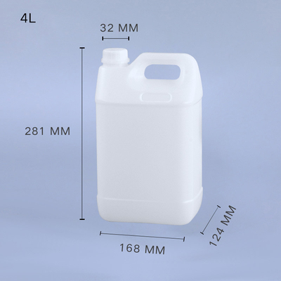 Material 100% 1 galón de HDPE Barril de plástico azul blanco negro para botella de loción líquida