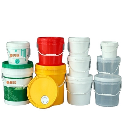 Cubo de plástico de calidad alimentaria de 10L para helados aceite de galleta duradero y a prueba de alteraciones