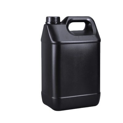 Cubo de plástico negro de 4L para solución de embalaje de líquidos químicos hecho de material 100%
