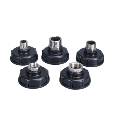 2 pulgadas redondo IBC Adaptador de tanque de plástico válvula conector de acero inoxidable