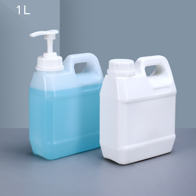 Cuadrado transparente 1L HDPE Jerry puede barril de plástico cubo de galón para en transparente