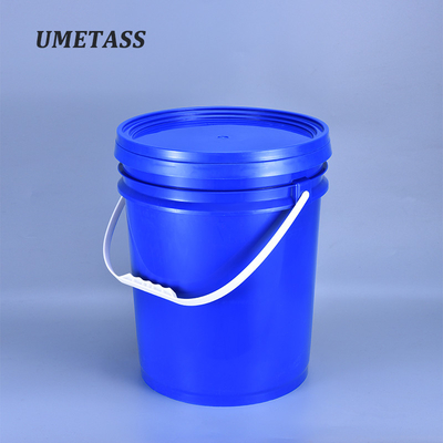 Materia prima de grado alimenticio Cubo de plástico resistente a los ácidos para almacenamiento de productos químicos y pinturas