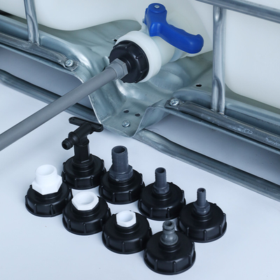 Válvula de plástico para el conector del tanque IBC S60*6 1/2