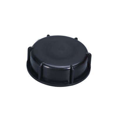 NEGRO 100MM 3 pulgadas cubierta de hilo gruesa con anillo a prueba de fugas para la válvula del tanque de agua IBC
