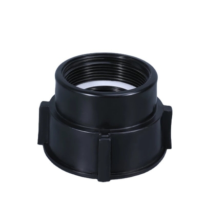 Adaptador DN50 75MM hilo grueso a 2 pulgadas de plata gris IBC tanque de ajuste conector de jardín