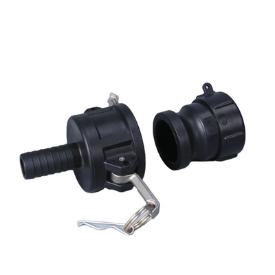 Adaptador de tanque de polipropileno IBC A200 Conector de válvula de paquete de combinación de plástico Camlock
