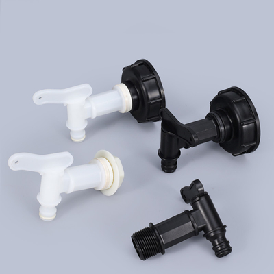 Adaptador de tanque de IBC de plástico Conexión rápida de válvula de manguera de interruptor de conexión de accesorios de 3/4 