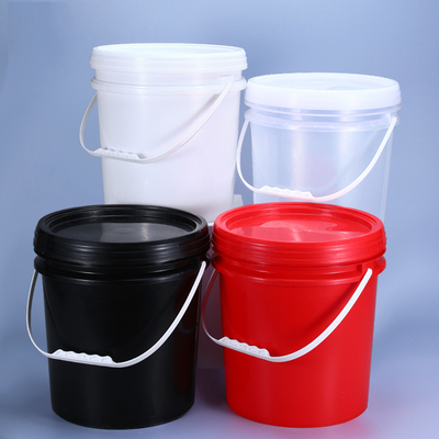 2.5 galones 10L baldes de pintura de plástico para contenedores de almacenamiento Grado alimenticio Impresión de logotipo personalizado