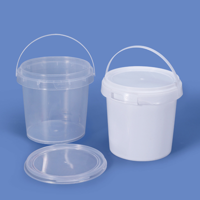 Conjunto transparente multifuncional 3L de embalaje de plástico con tapa y cinta de sellado