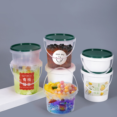 Logotipo personalizado 350ml 500ml 700ml Disposable de plástico PP Cuenco redondo de comida con tapa