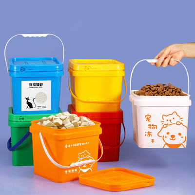 Contenedor de almacenamiento de alimentos para mascotas de 5L-25L para alimentos frescos secos a prueba de humedad para perros y gatos