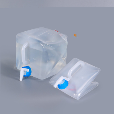 Contenedor de almacenamiento de agua plegable de 5L 10L 20L de plástico