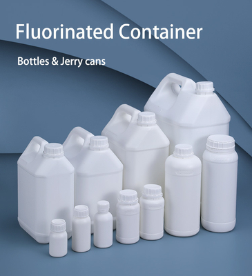 Botella de HDPE de plástico fluorado de 100 ml