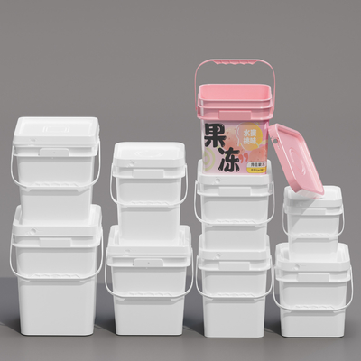 Fabrica de alimentos al por mayor seguro IML personalizado sellado vacío plástico cubos cuadrados contenedor para el embalaje de alimentos para mascotas
