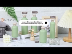 Umetass 260 ml Botella de agua verde Cosmético líquido en suero Loción paquete para botella redonda