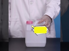 1L de plástico de Jerry con tapa de tornillo duradero y duradero para productos químicos