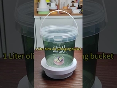 IML cubos de grado alimenticio personalizados para chocolate, mantequilla de maní, salsas alimentarias hechas de PP