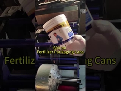 Jarrones blancos de plástico enlatados para polvo de alimentos de 30 ml a 1000 ml